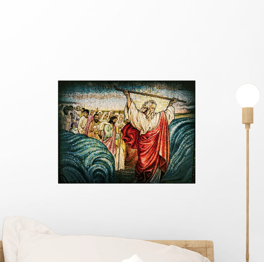 Crossing Red Sea Wall Decal