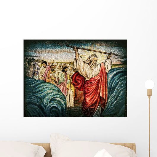 Crossing Red Sea Wall Decal
