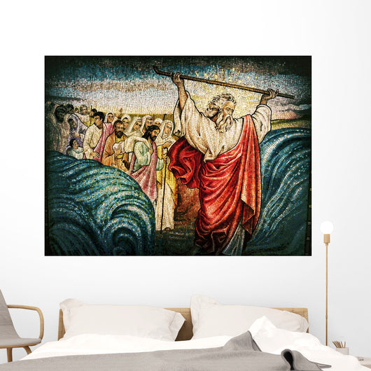 Crossing Red Sea Wall Decal