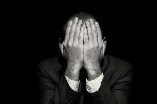 Businessman in Big Problem(special Photo F/x) Wall Mural