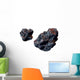 Flying Meteorite Asteroid Wall Decal Sticker Set