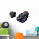 Flying Meteorite Asteroid Wall Decal Sticker Set