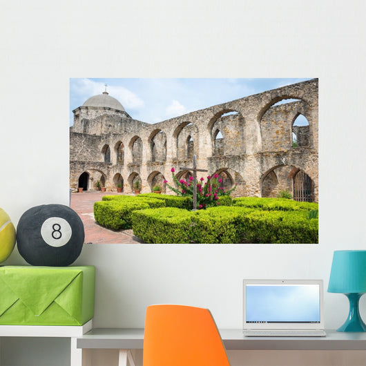 Mission San Jose Courtyard Wall Decal