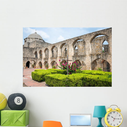 Mission San Jose Courtyard Wall Decal