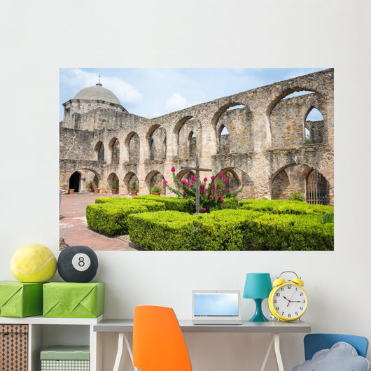 Mission San Jose Courtyard Wall Decal