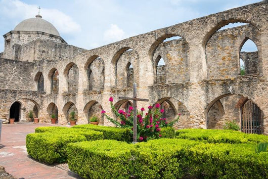 Mission San Jose Courtyard Wall Decal