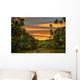 Rainforest River Sunset Wall Decal