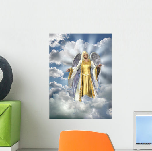 Angel Light Sky Wall Mural