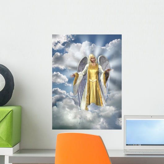 Angel Light Sky Wall Mural