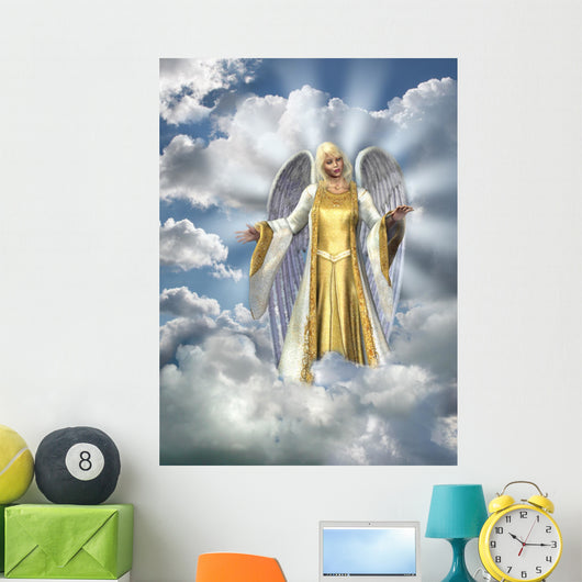Angel Light Sky Wall Mural