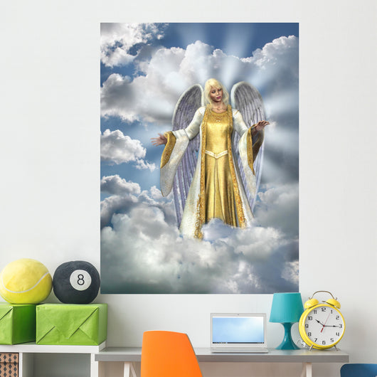 Angel Light Sky Wall Mural