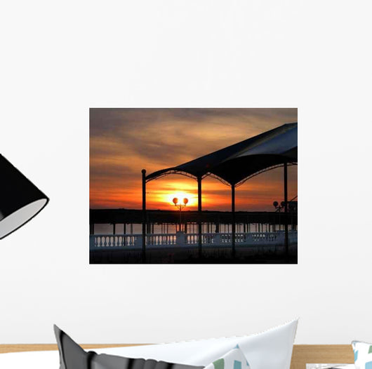 Summer Evening Sea Wall Decal