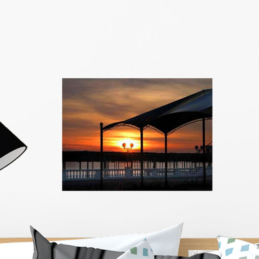 Summer Evening Sea Wall Decal
