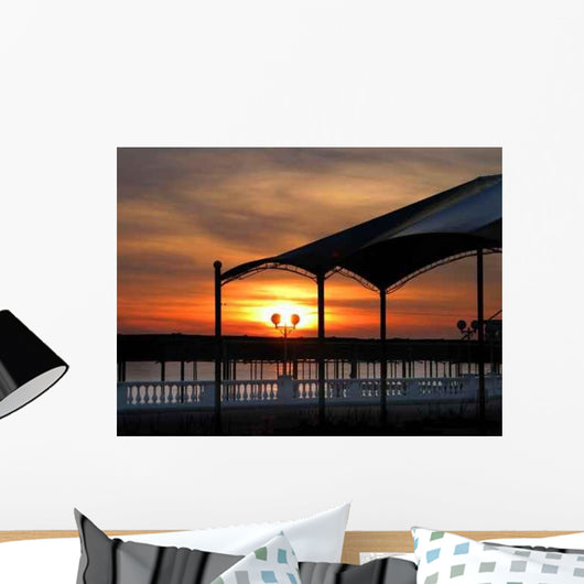 Summer Evening Sea Wall Decal