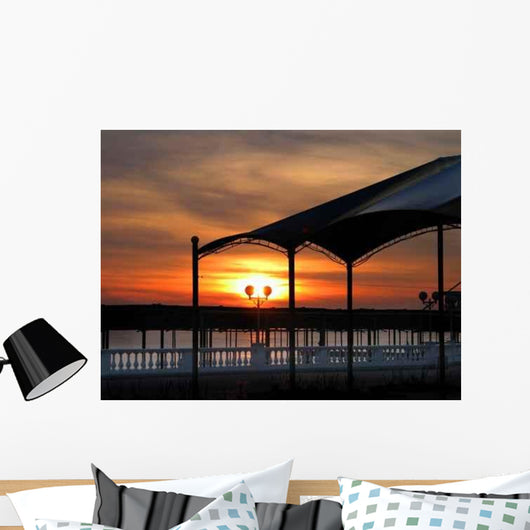 Summer Evening Sea Wall Decal