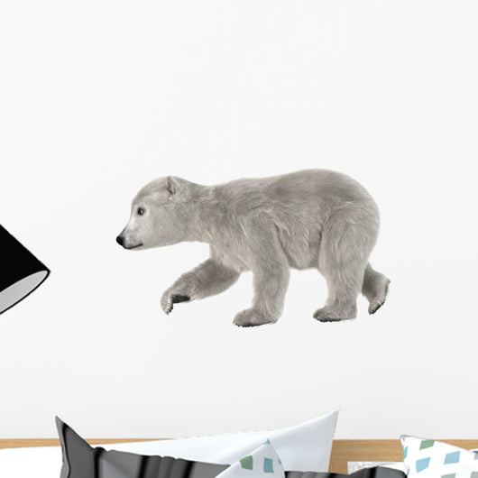 Polar Bear Cub Wall Decal