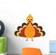 Cartoon Turkey Wall Decal
