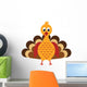 Cartoon Turkey Wall Decal
