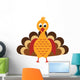 Cartoon Turkey Wall Decal