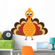 Cartoon Turkey Wall Decal