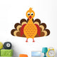 Cartoon Turkey Wall Decal