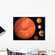 Jupiter and its moons Wall Mural
