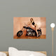 Sexy Black Motorcyle Wall Mural