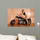 Sexy Black Motorcyle Wall Mural