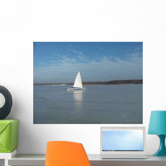 Iceboat M Ggelsee Wall Decal