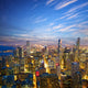 Chicago at dusk Wall Mural