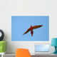 scarlet macaw closing Wall Mural