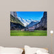House in valley, Lauterbrunnen, Switzerland Wall Mural