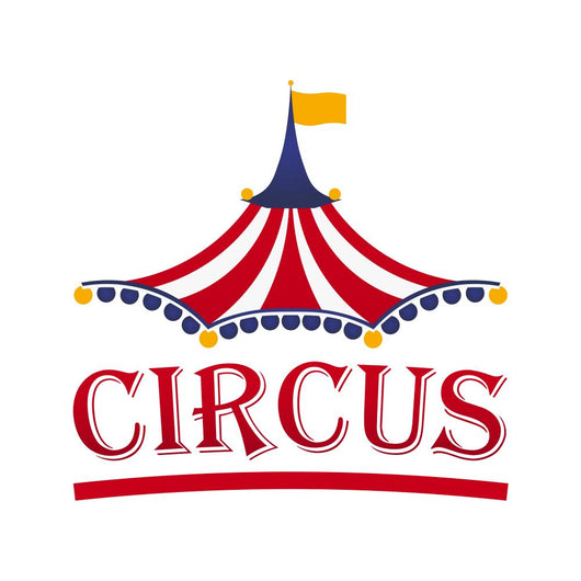 circus tent printable Circus Tent Logo Template Wall Decal – Wallmonkeys