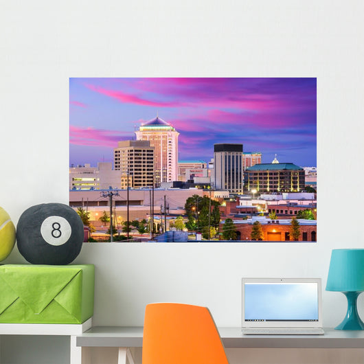 Montgomery Alabama Skyline Wall Decal