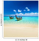  beach and tropical sea Wall Mural