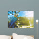 Blue and Yellow Macaw in Iguazu Falls Wall Mural