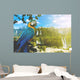 Blue and Yellow Macaw in Iguazu Falls Wall Mural
