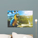 Blue and Yellow Macaw Wall Decal