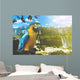 Blue and Yellow Macaw Wall Decal