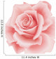 Flower Decals - Pink Rose Wall Decal