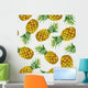 Hand Drawn Watercolor Pineapples Wall Decal