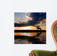Horseback Riding on Coastline on Sunset Wall Mural