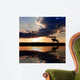 Horseback Riding on Coastline on Sunset Wall Mural