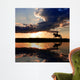 Horseback Riding on Coastline on Sunset Wall Mural