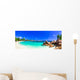 amazing tropical holidays in paradise beaches of Seychelles,Praslin Wall Mural