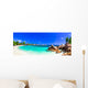 amazing tropical holidays in paradise beaches of Seychelles,Praslin Wall Mural