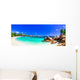 amazing tropical holidays in paradise beaches of Seychelles,Praslin Wall Mural