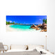 amazing tropical holidays in paradise beaches of Seychelles,Praslin Wall Mural