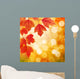  branch with autumn leaves Wall Mural