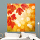  branch with autumn leaves Wall Mural